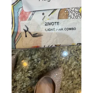 Jeffrey Campbell Zivote Crystal Satin Slingback Heels size 6 Light Pink Combo thumbnail 9