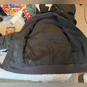 Black Lululemon reversible Bomber Jacket thumbnail 2