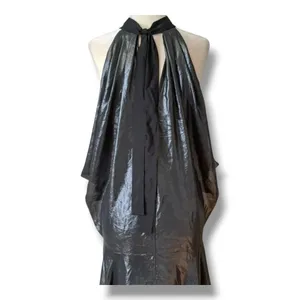 BCBGeneration Metallic Halter Mini Dress‎ Black Silver XS Cocktail Party NWT NEW thumbnail 7
