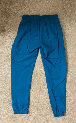 Caribbean Blue Scrub Joggers Size XXS thumbnail 2
