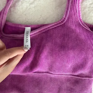 Zenana Women's Purple and Pink Crop-top thumbnail 3