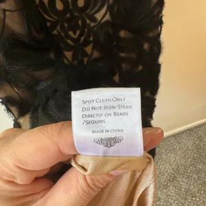 Sue Wong Lace Black Cocktail Dress Above‎ Knee Size 2 thumbnail 14