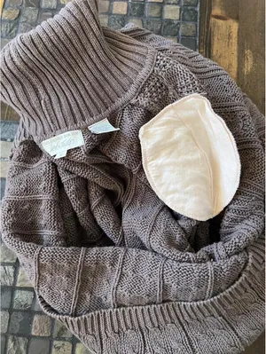 Vintage 90s Lord & Taylor Luxury Cable Knit Turtleneck Sweater Dress size small thumbnail 6