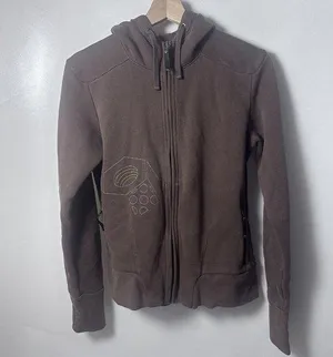 Mountain Hardwear Jacket Womens Medium Zip Up Hoodie Graphics Design Hiking thumbnail 1