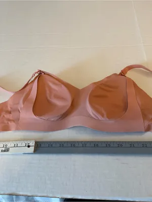 Knix Seamless Wireless Nursing Bra in Terracotta size 4 thumbnail 6