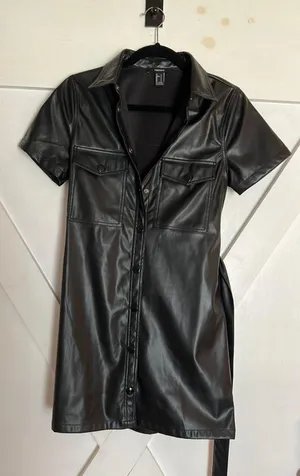 Forever 21 Faux Leather Dress thumbnail 5