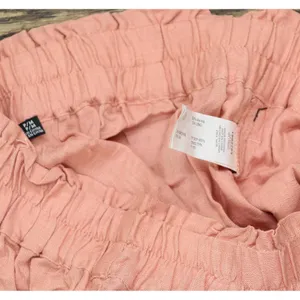 NWT Black Tape Woven Petite Pull-On Wide-Leg Pants Soft Antique Blush Pink PM thumbnail 7