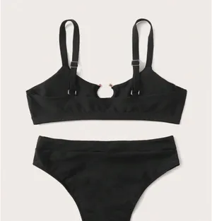 Shein Bikini Top Black thumbnail 2