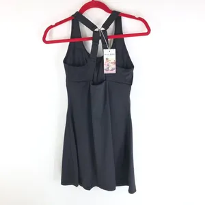 Halara Cloudful Air Adjustable Strap Pocket 2-in-1 Tennis Dress Black S thumbnail 6