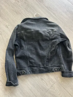 ZARA Denim Jacket Black thumbnail 3