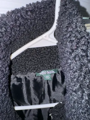 Wild Fable Women’s Black Teddy Coat thumbnail 3