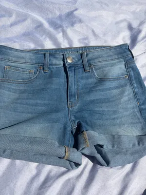 American Eagle midi Jean shorts thumbnail 2