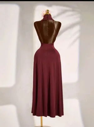 Women’s elegant bodycon maxi dress  thumbnail 4