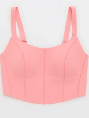 Offline By Aerie Real Me Hold Up! Corset Sports Bra thumbnail 1