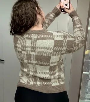 Madewell plaid sweater  thumbnail 6
