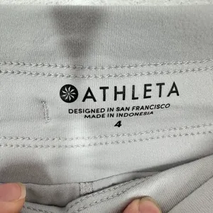 Athleta‎ Size 4 Light Grey Mini Skort Casual Athleisure Travel Errands Comfort thumbnail 6