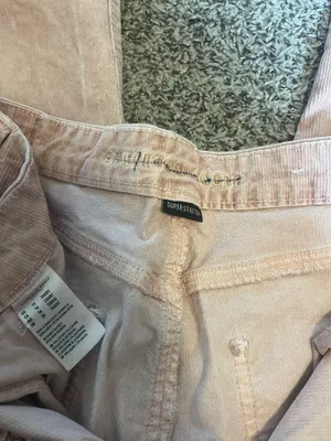 American Eagle Outfitters Moms Jeans Size 16 Pink Samon Color thumbnail 4
