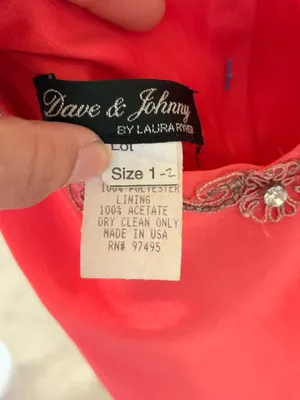 Dave & Johnny by Laura Ryner formal dress thumbnail 2