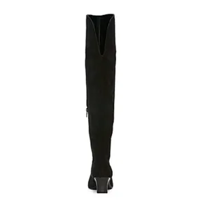 NWT WORTHINGTON Palmetto Valto‎ Faux Suede Over the Knee Black Boots Size 6 New thumbnail 2
