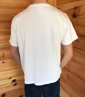Organic Cotton White Dodge Ram Promotional Graphic Tee thumbnail 4
