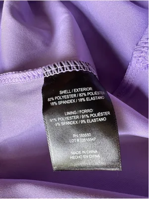 32 Degrees COOL Lavender Sleeveless Active Mini Dress with pockets size XL thumbnail 6