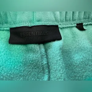 1019. Fear of God Essentials Fleece Running Short 'Mint Leaf' men sz large thumbnail 5