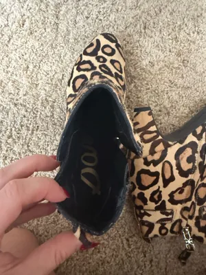 Sam Edelman cheetah print booties thumbnail 4