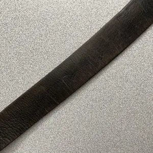 Lauren Ralph Lauren Brown Leather Belt Silver Buckle Distressed Large 1 3/8th" thumbnail 5