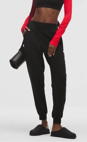 Lululemon Align High Rise Joggers in Black thumbnail 1
