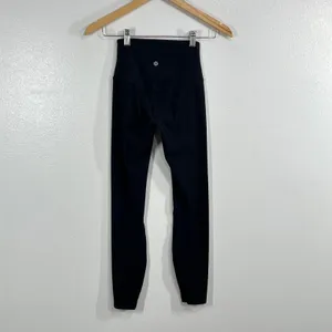 Lululemon Align High Rise Pant 25" Black Nulu Leggings Yoga Women Size 2 W5CT3S thumbnail 4