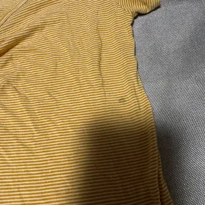 American Eagle Outfitters Yellow Fitted Short Sleeve Tee thumbnail 4