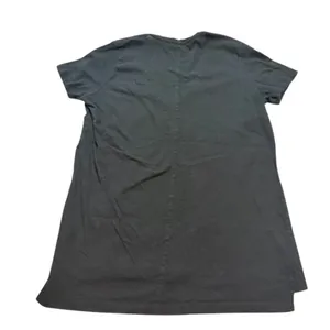 Zara Basic V-Neck T-Shirt in Black, Size XL thumbnail 4