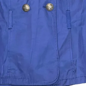 Black Rivet Jacket Size XS Blue Womens Button Up Lined Cotton Blend‎ Hooded Coat thumbnail 5