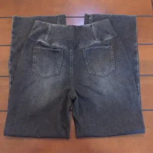 NWT Halara flex denim black large pants jeans thumbnail 5