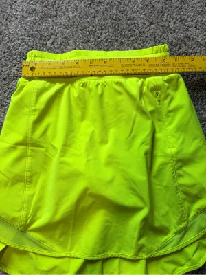 Lululemon Hotty Hot High-Rise Skirt Long Built In Shorts – Highlight Yellow – 2 thumbnail 11