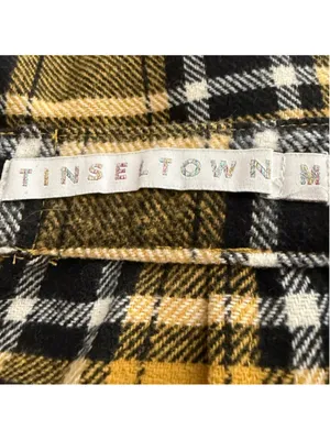 Tinseltown Y2k vintage mini skirt plaid fleece school girl preppy academia Heritage grunge thumbnail 8