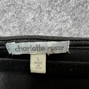 Vintage Y2K Charlotte Russe‎ Black Lace Halter Crop Top Sexy Party Sleeveless thumbnail 5