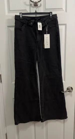 Risen Black Flare Jeans thumbnail 1