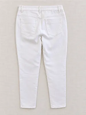 Coldwater Creek Women’s Size 6 White Straight Leg Stretch Jeans Pants thumbnail 3