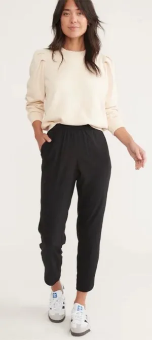 Marine‎ Layer Allison Pants Black pull on size small thumbnail 1