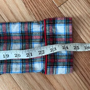 Lauren Ralph Lauren Shirt Womens Medium Red White Plaid Logo Button Up Sleepwear thumbnail 4