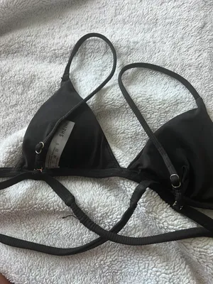 SheIn Black Bathing Suit Top thumbnail 2