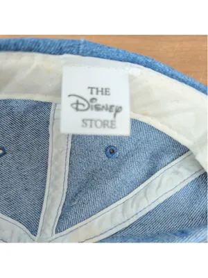 Vintage Disney Winnie the Pooh & Piglet Denim Baseball Cap thumbnail 4