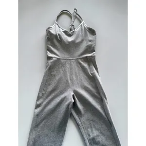 Old Navy Active Women Cloud+ Go-Dry Jumpsuit Gray Athletic‎ Bodysuit Small thumbnail 2