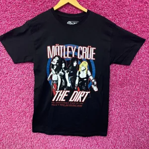 Motley Crue The Dirt Biopic Movie Promo Heavy Metal Tee M thumbnail 1