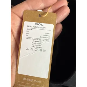 OGL European Linen Like Mid Rise Flared Pant with Pockets Black Small S NEW thumbnail 9
