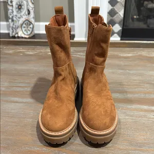 New Sun‎ + Stone Brown Suede Chelsea Boots – Size 5.5 thumbnail 6