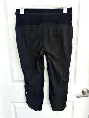 Lululemon Dance Studio Mid-Rise Crop 25" Black Size 10 thumbnail 5