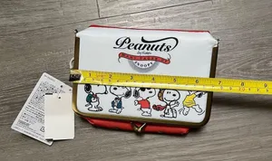 snoopy peanuts makeup case mini bag clutch Red thumbnail 6