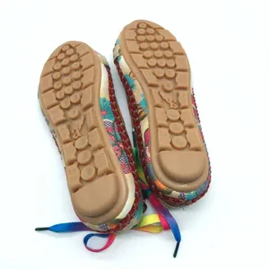 Womens Flats Hidden Heel Floral Ankle Strap Beaded Boho Size 37 US 5 thumbnail 4